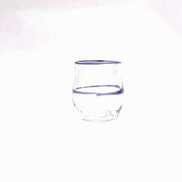 Purple  Fun Cup by Otter Rotolante Glass of OT Glass