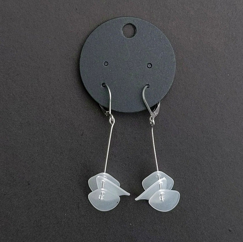 Featherweight earrings by Sonia Ferland if Osmose Jewellery