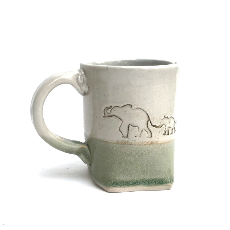 Elephant Mug by Colleen Deiss