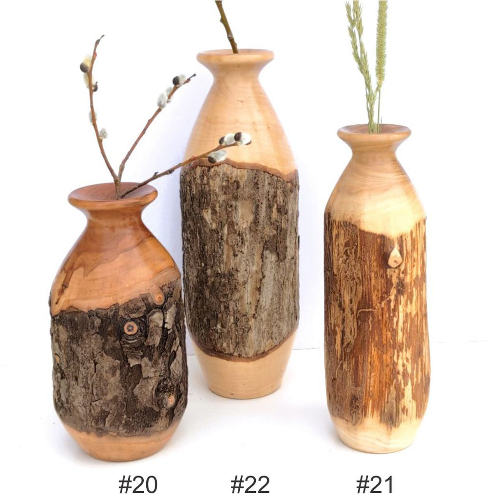 Wood Vases by Larry Cluchey