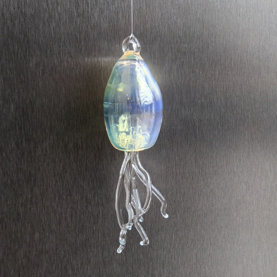 3 Jellyfish Ornament by Otter Rotolante Glass