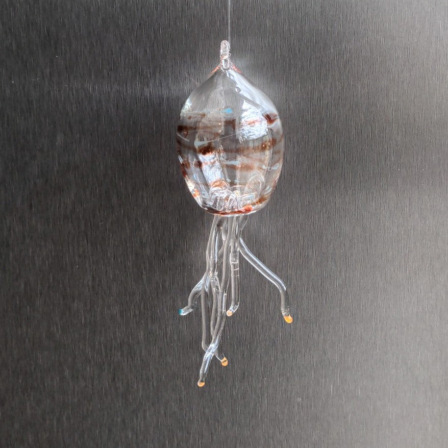 4  Jellyfish Ornament by Otter Rotolante Glass
