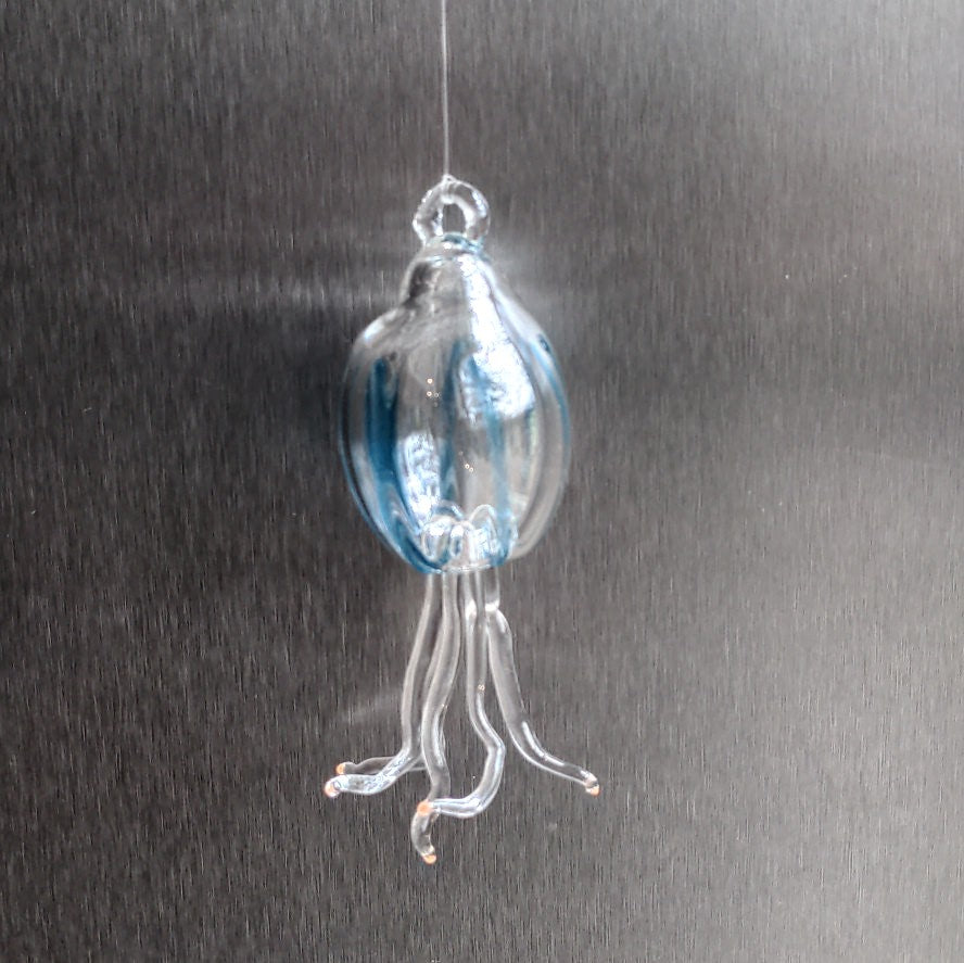 5 Jellyfish Ornament by Otter Rotolante Glass
