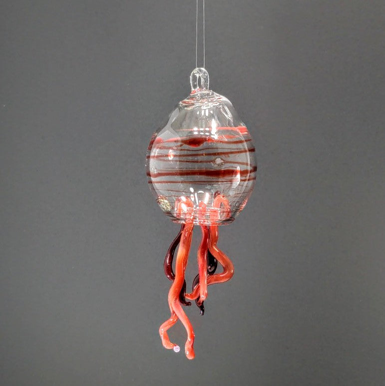 19 Jellyfish Ornament by Otter Rotolante Glass