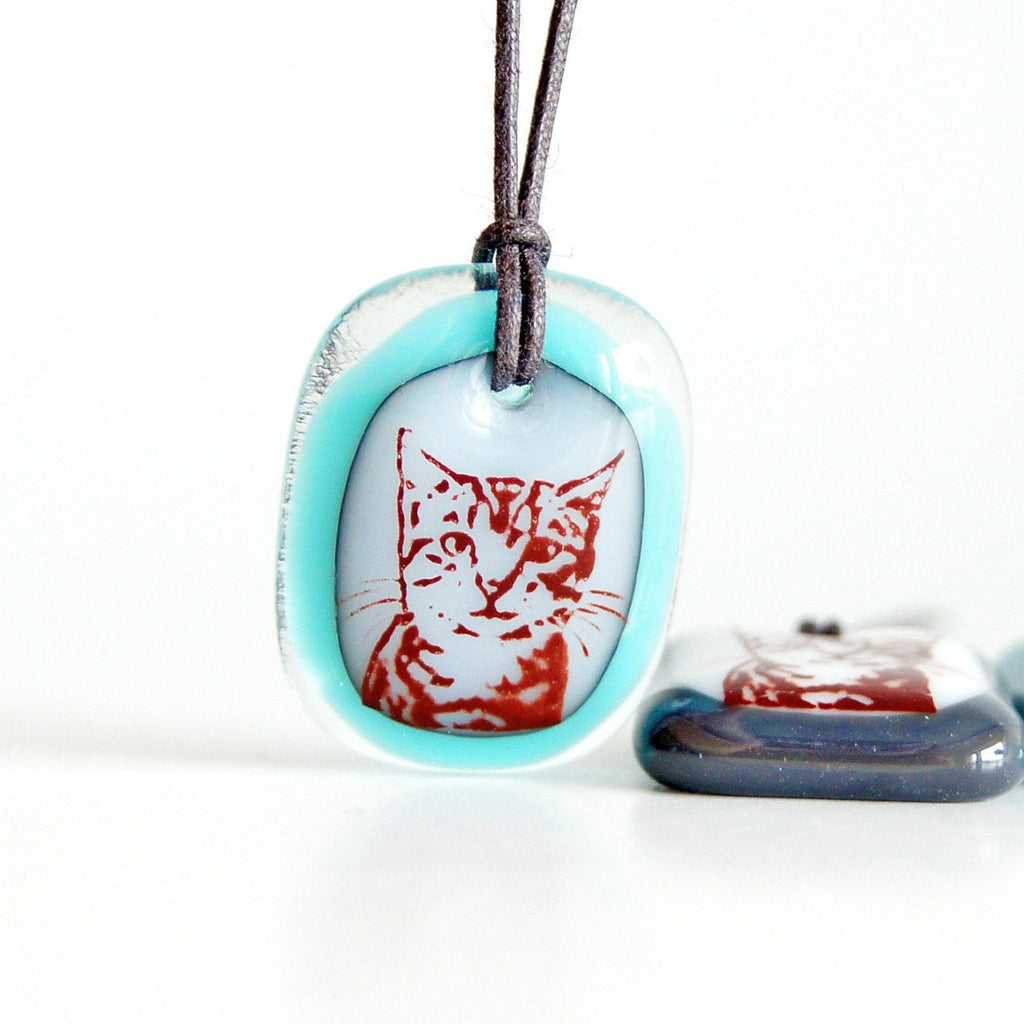 Glass Pendant by Leila Cools