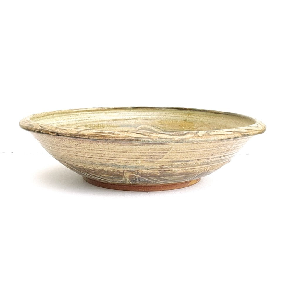 Handmade bowl by Canadian potter Wayne Cardinalli, side view