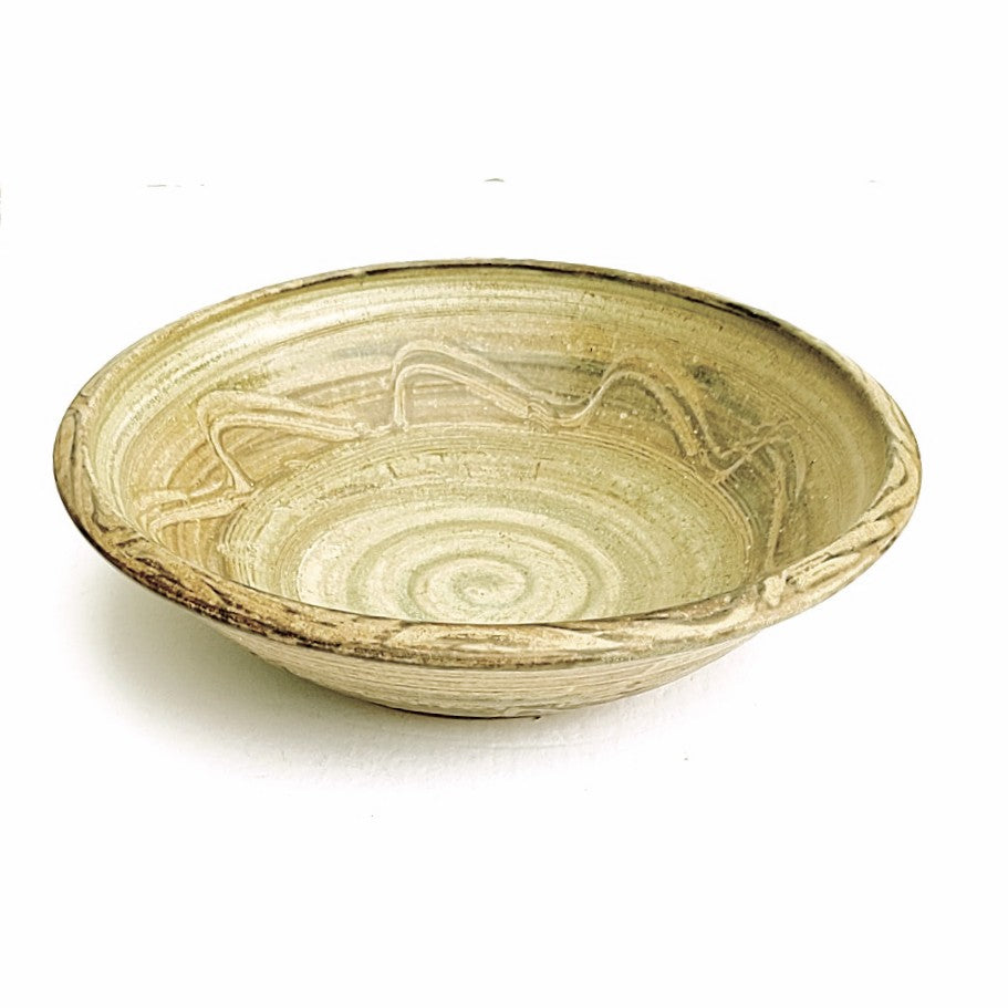 Handmade  serving bowl by Canadian potter Wayne Cardinalli