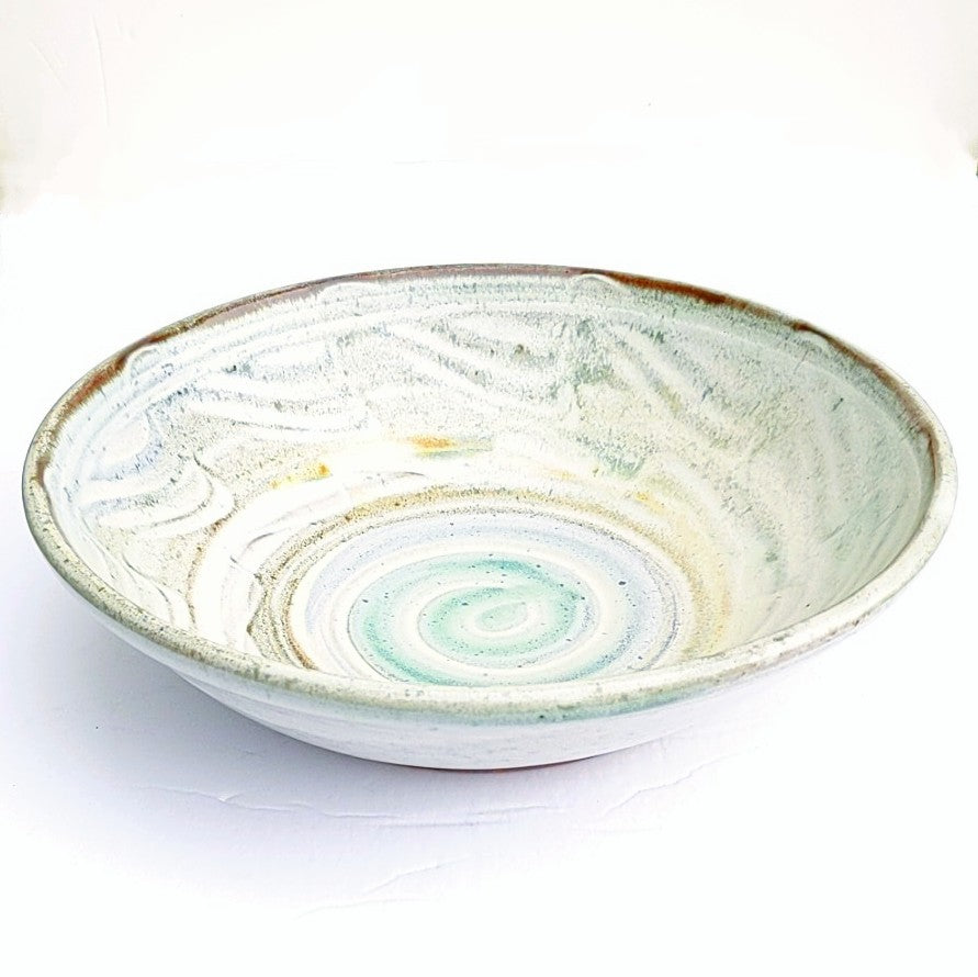 Large wheel-thrown pottery bowl by Wayne Cardinalli