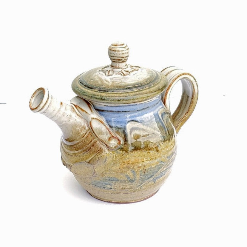 Handcrafted ceramic teapot by Canadian potter Wayne Cardinalli