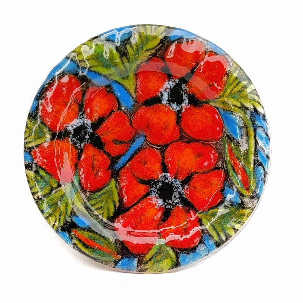 Glass Platter by Kiln Art