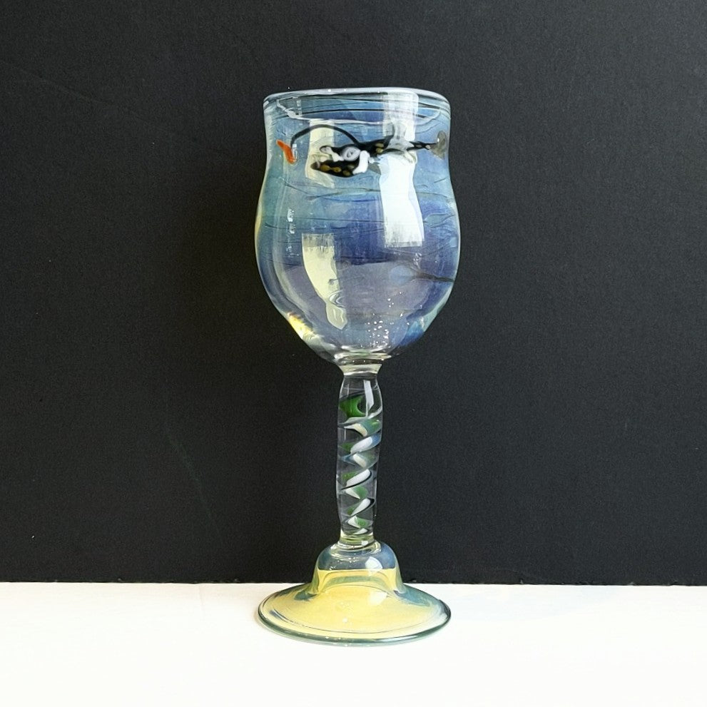 Angler Fish Ocean Goblet by OT Glass