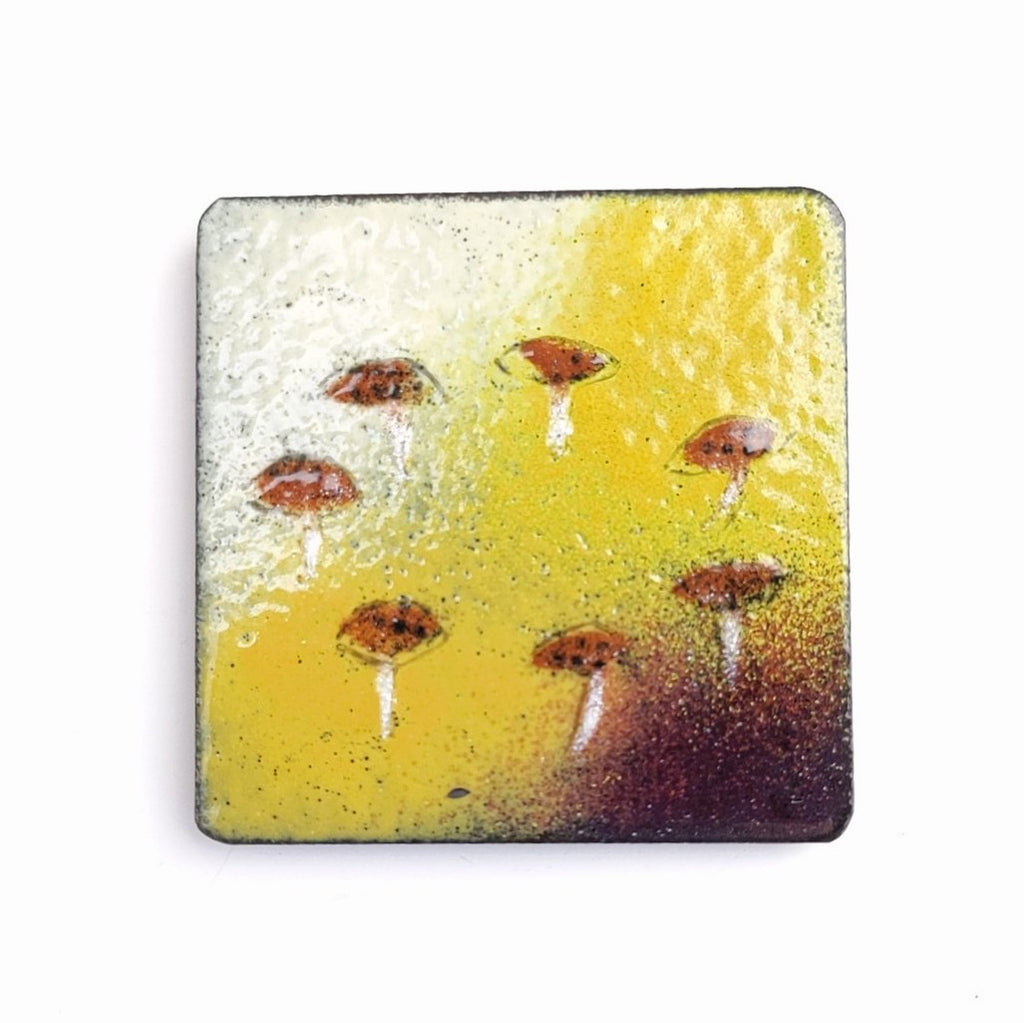 Fairy Ring enamel fridge magnet by Margot Page