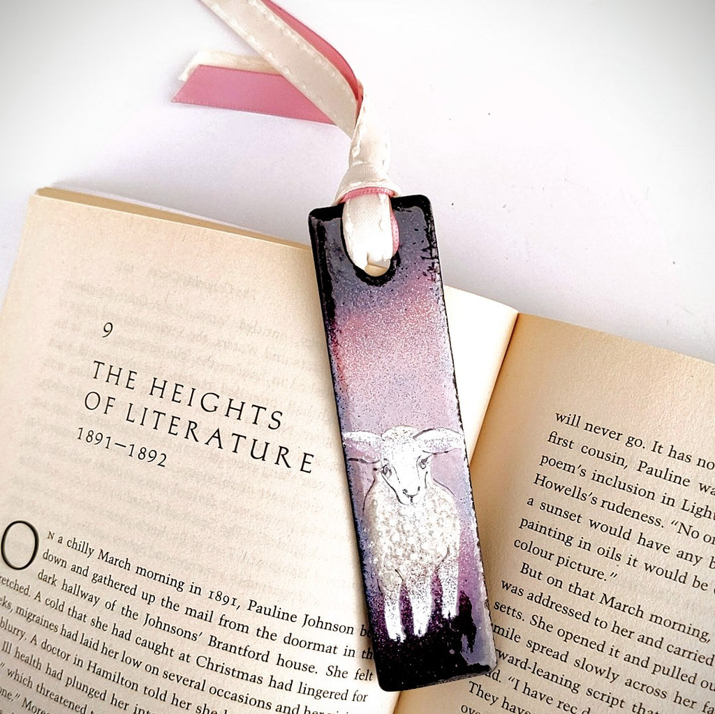 Lamb design enamel bookmark by Margot Page, lifestyle design