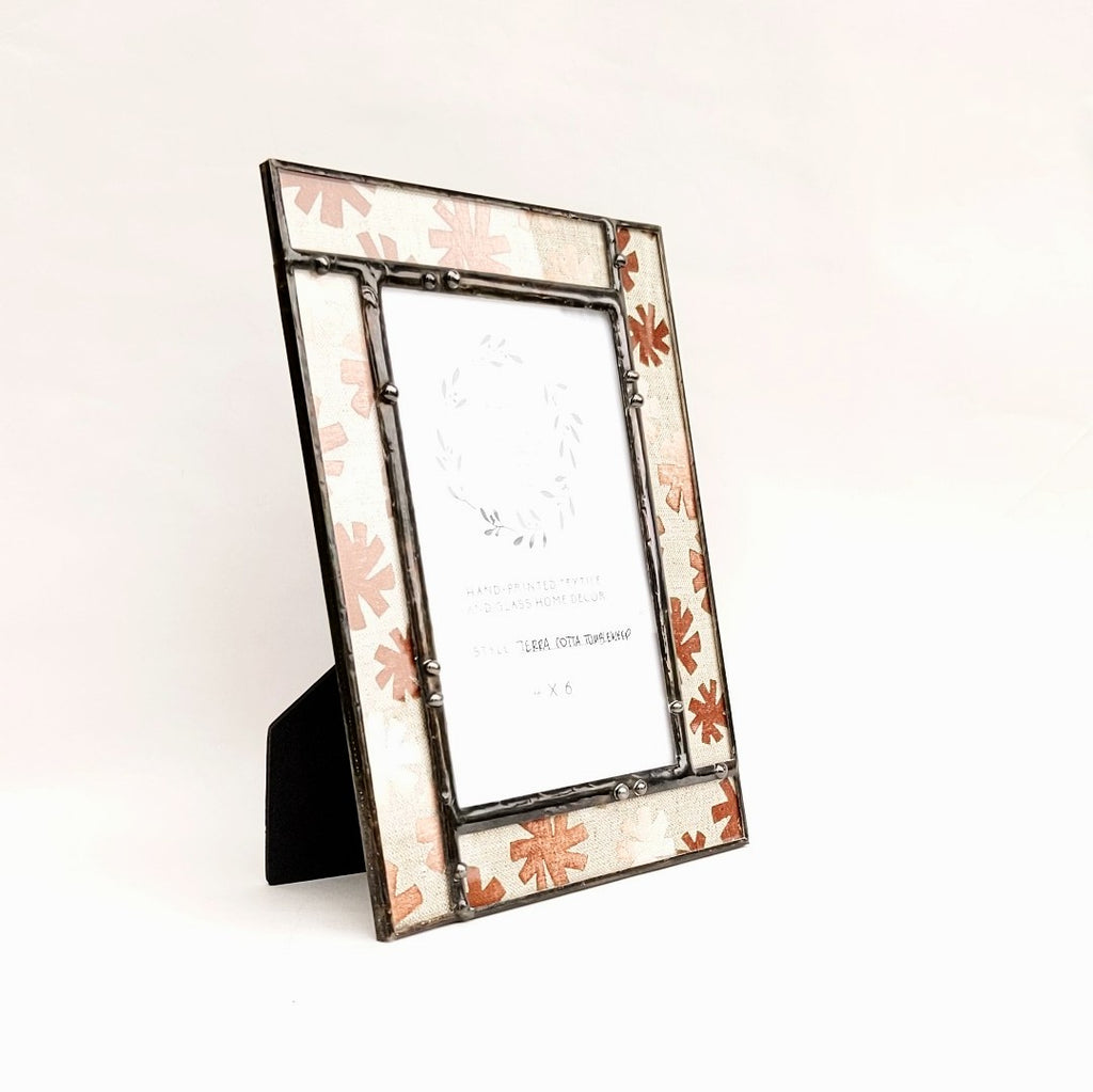 Glass photo frame by Bibelot Design