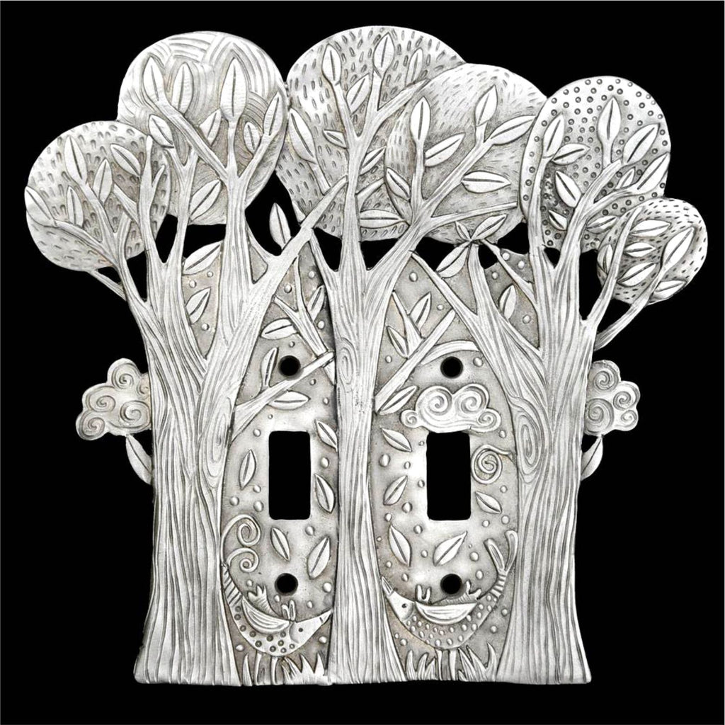 Hidden Forest switch plate cover by Leandra Drumm