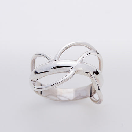 Clouds ring, handcrafted  in sterling silver by Constantine Jewellery