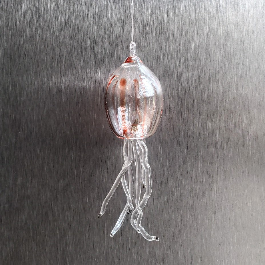 1 Jellyfish Ornament by Otter Rotolante Glass