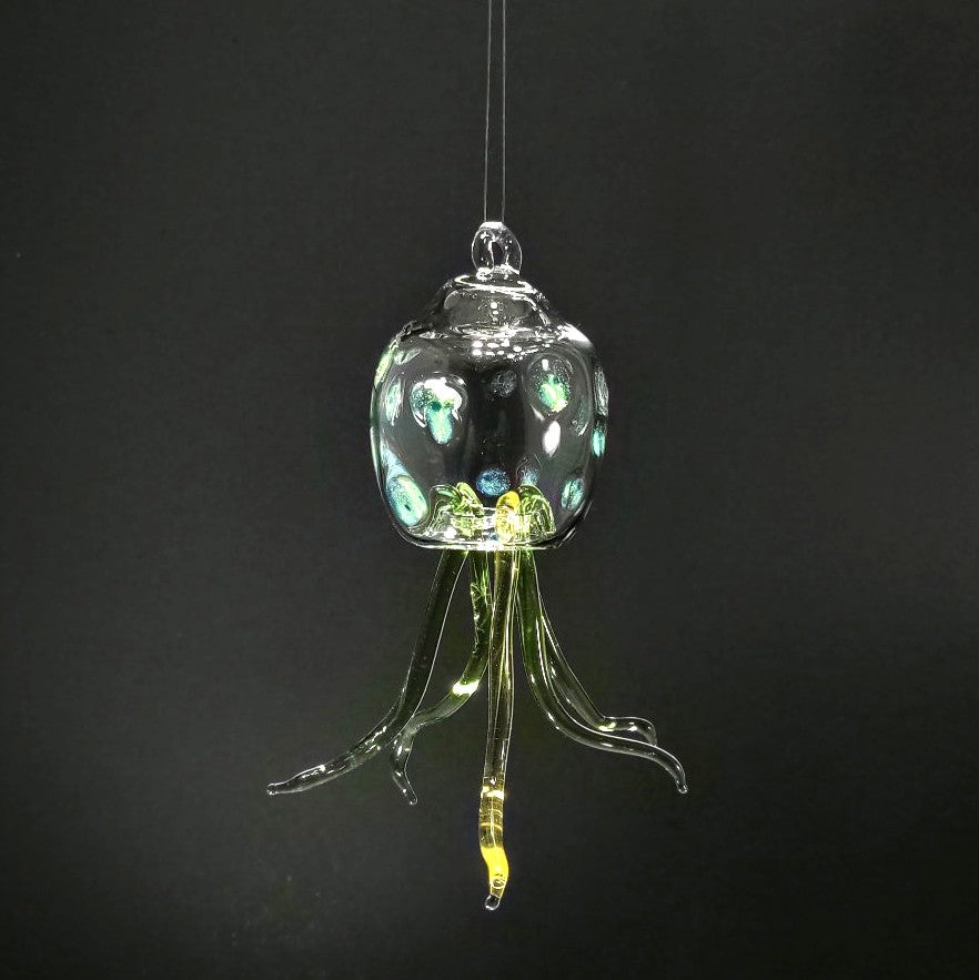 13 Jellyfish Ornament by Otter Rotolante Glass
